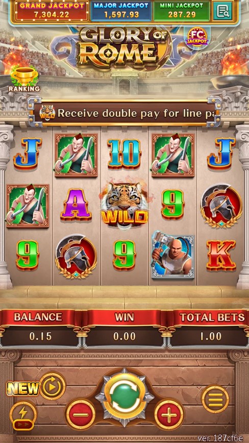 Glory of Rome Jackpot